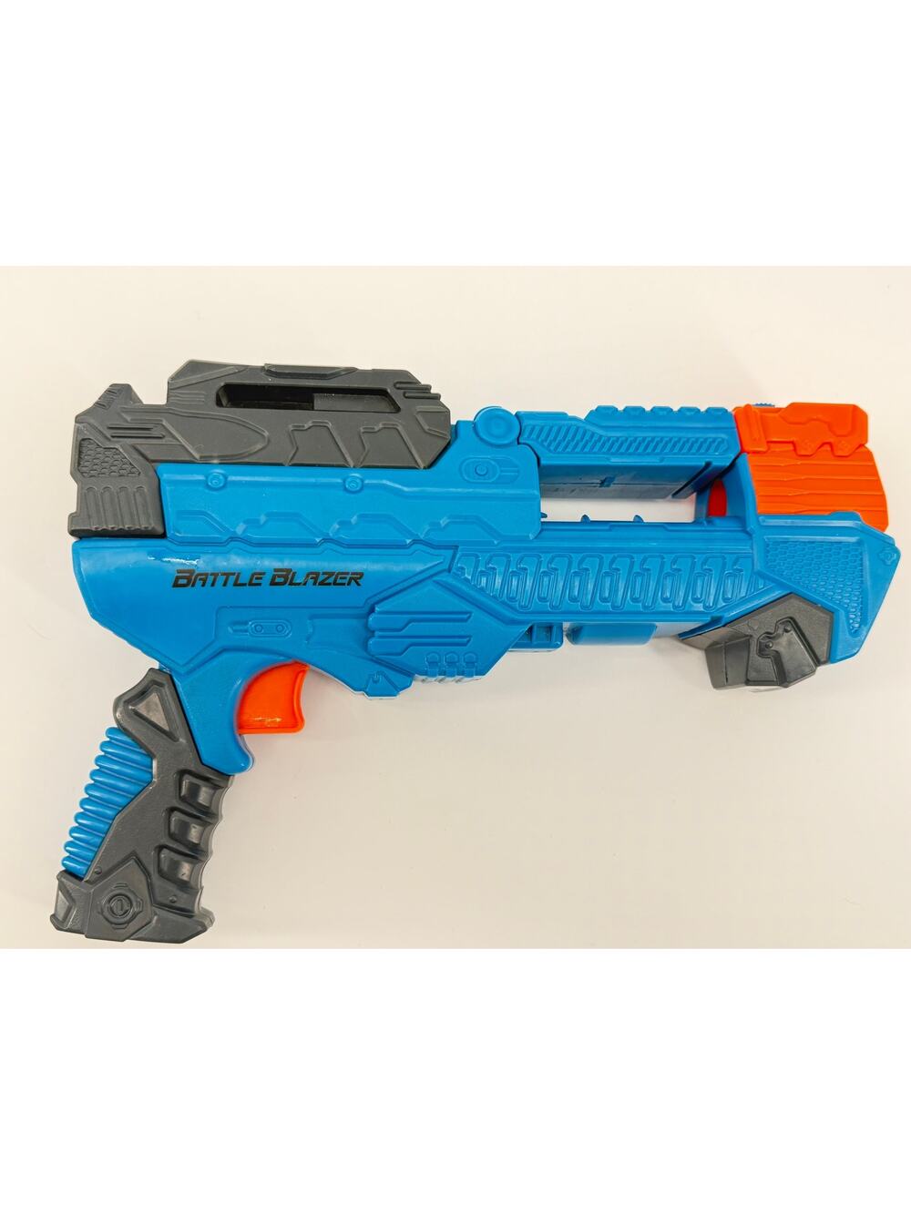 Battle Blazer Toy Foam Dart Blaster Blue Orange Kids Pretend Play Gun